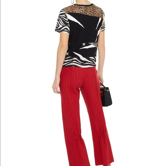 ALICE + OLIVIA Patchwork  Kiss Band Tee - Picture 5 of 8